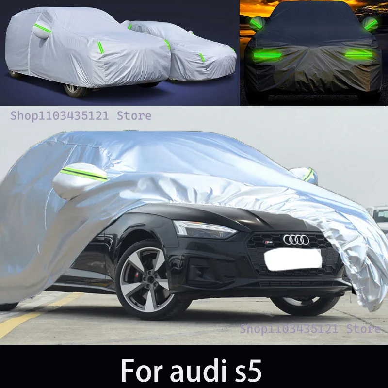 

For audi s5 Outdoor Protection Full Car Covers Snow Cover Sunshade Waterproof Dustproof Exterior Car accessories