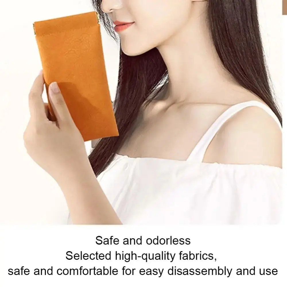New Cortex Texture Glasses Storage Bag Shrapnel Mouth 18×9cm Glasses Case Automatic Closed Glasses Pouch
