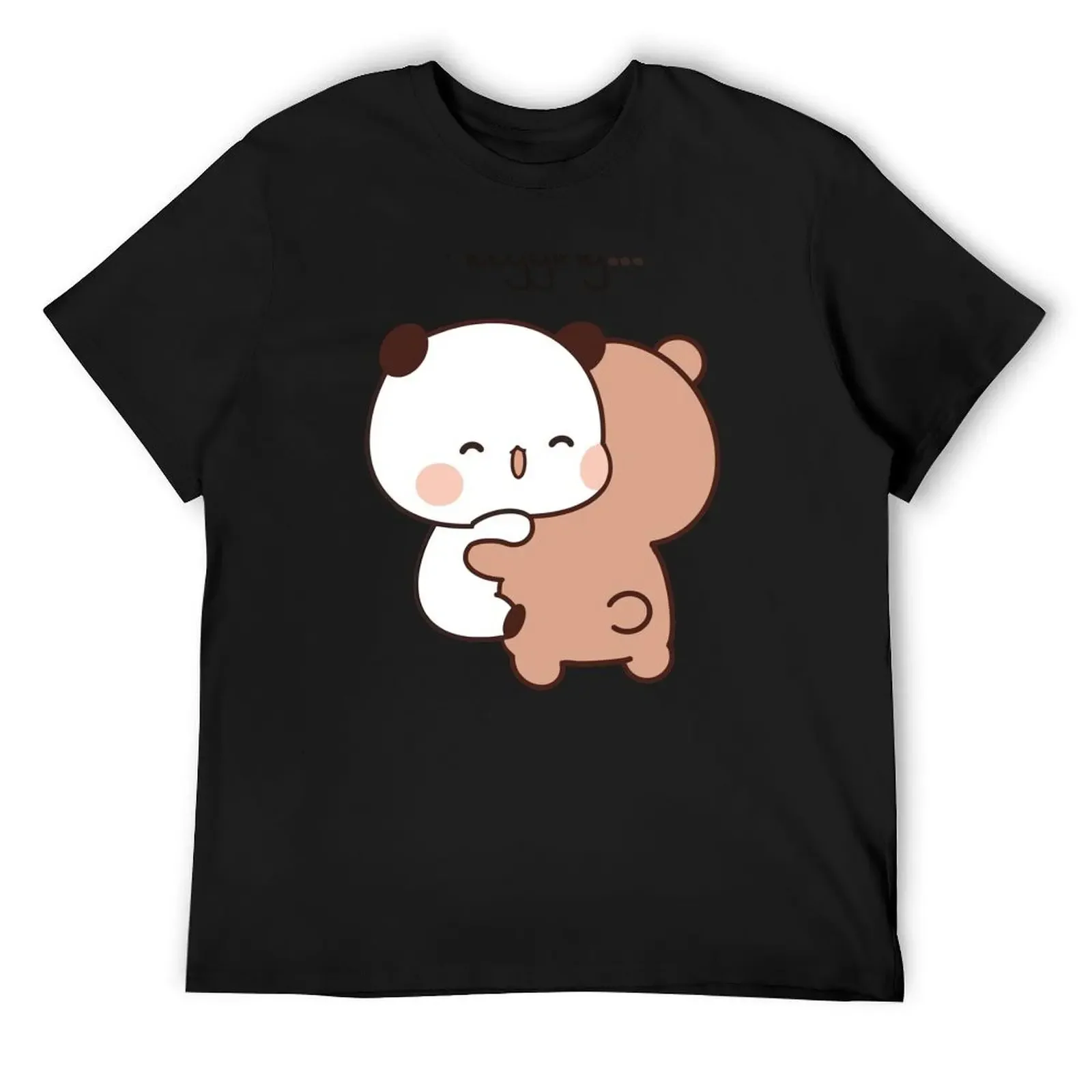 

Hug moment from DuDu Bear to BuBu Panda T-Shirt shirts graphic cute clothes oversized mens graphic t-shirts funny