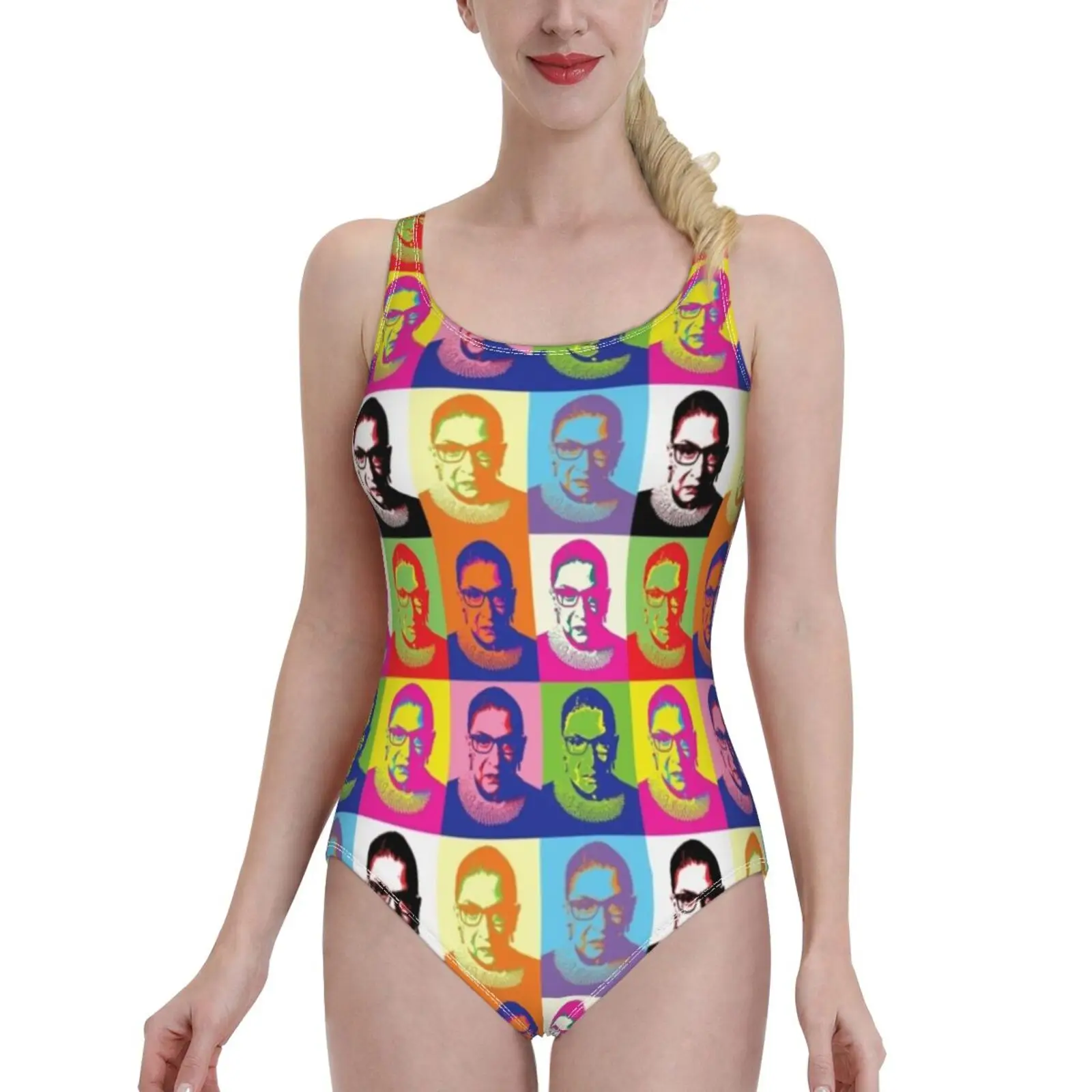 Costume da bagno intero da donna con stampa Sexy rut Bader Ginsburg costume da bagno intero da donna Monokini costume da bagno costume da bagno famoso Rbg famoso