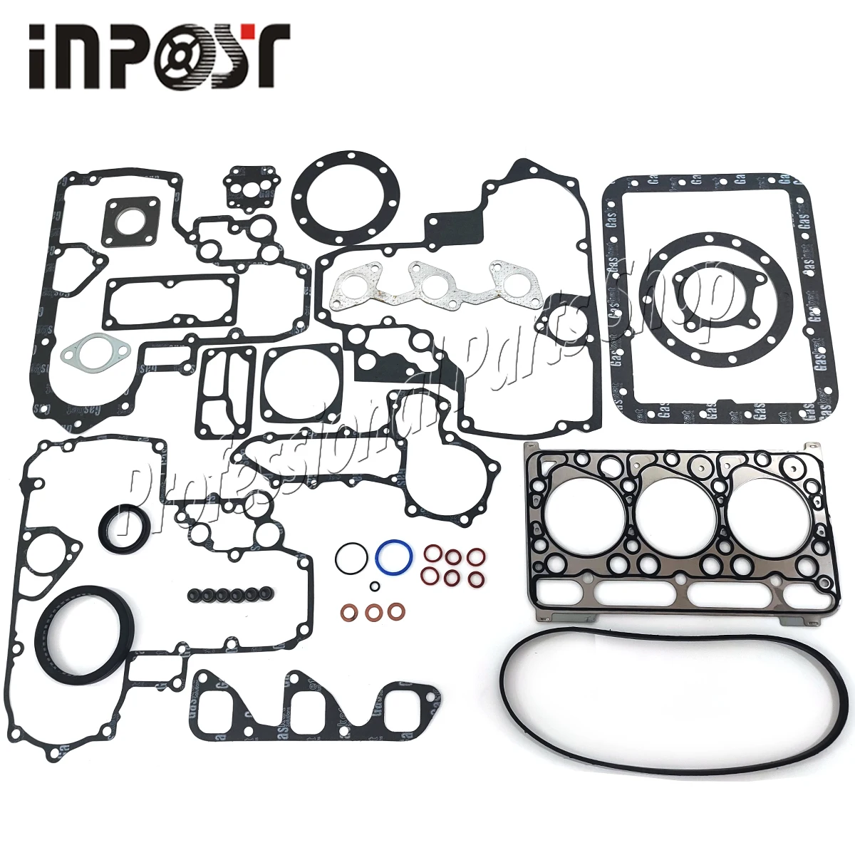 D1301 Full Gasket Set & Head Gasket Fits For KUBOTA D1301 Engine Excavator