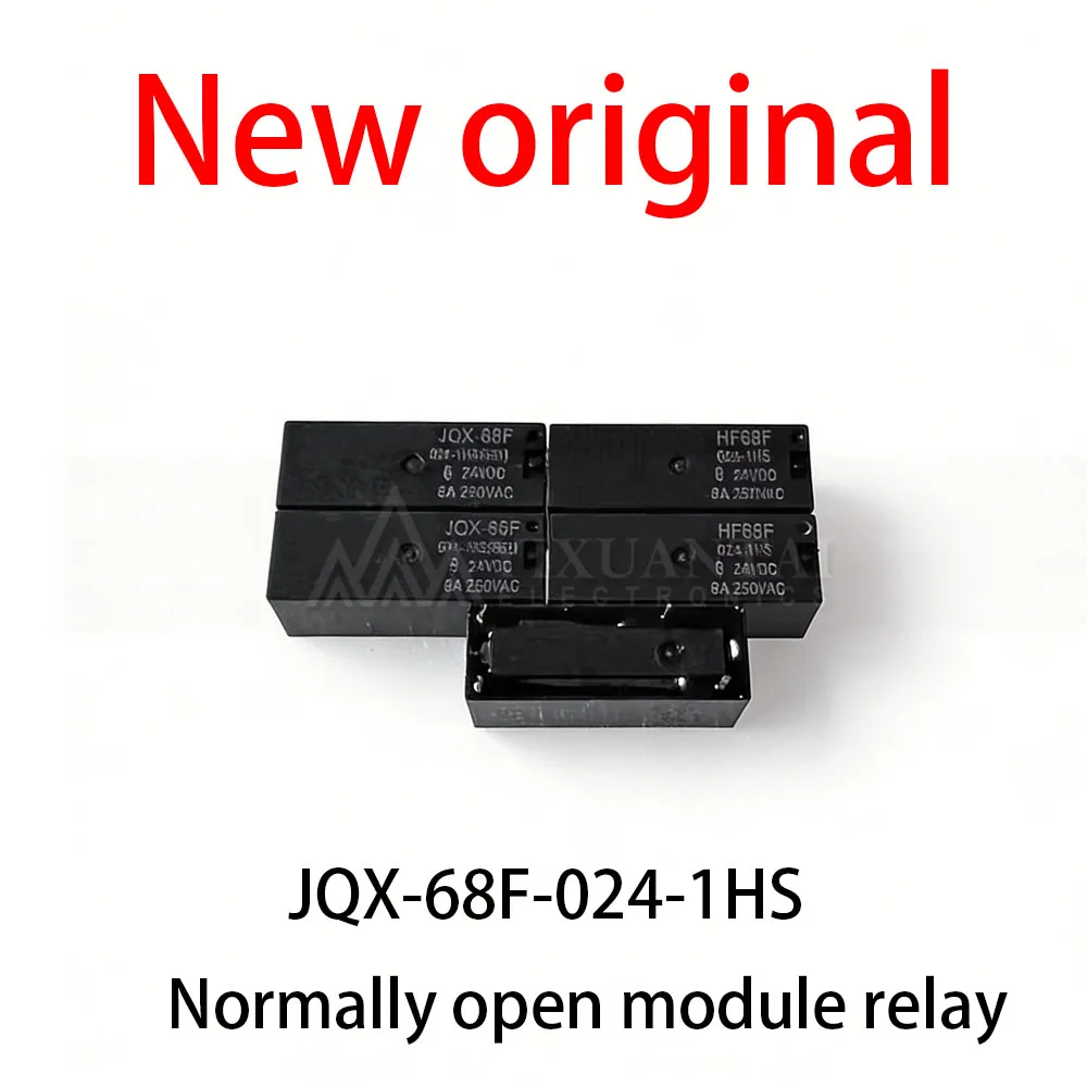

10 Pcs/Lot New original JQX-68F-024-1HS Normally open module relay
