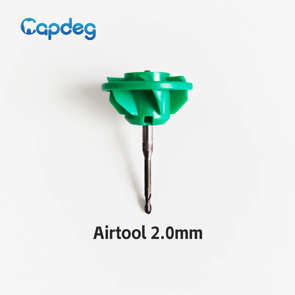 VHF E5 Compatible Zirconia Milling Burs For Lab Use Shank 3.0mm L40mm DC Diamond Coating Drill Size 2.0/1.0/0.6mm Grinding Tool