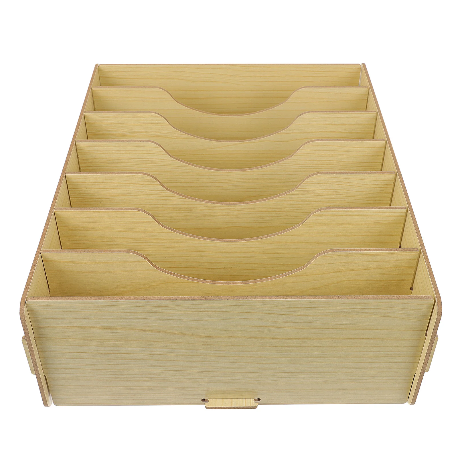 صندوق تخزين اللوازم المكتبية منظم سطح المكتب الخشبي للقرطاسية ومستحضرات التجميل والعصارة والمدرسة المنزلية والخشب