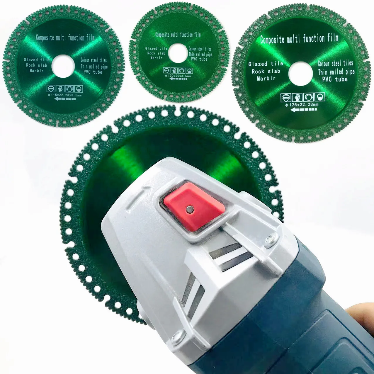 Composite Multifunctional CuttingSaw Blade100/115/125mm Ultra-thin Saw Blade Ceramic Tile Glass Cutting Disc Angle GrinderTools