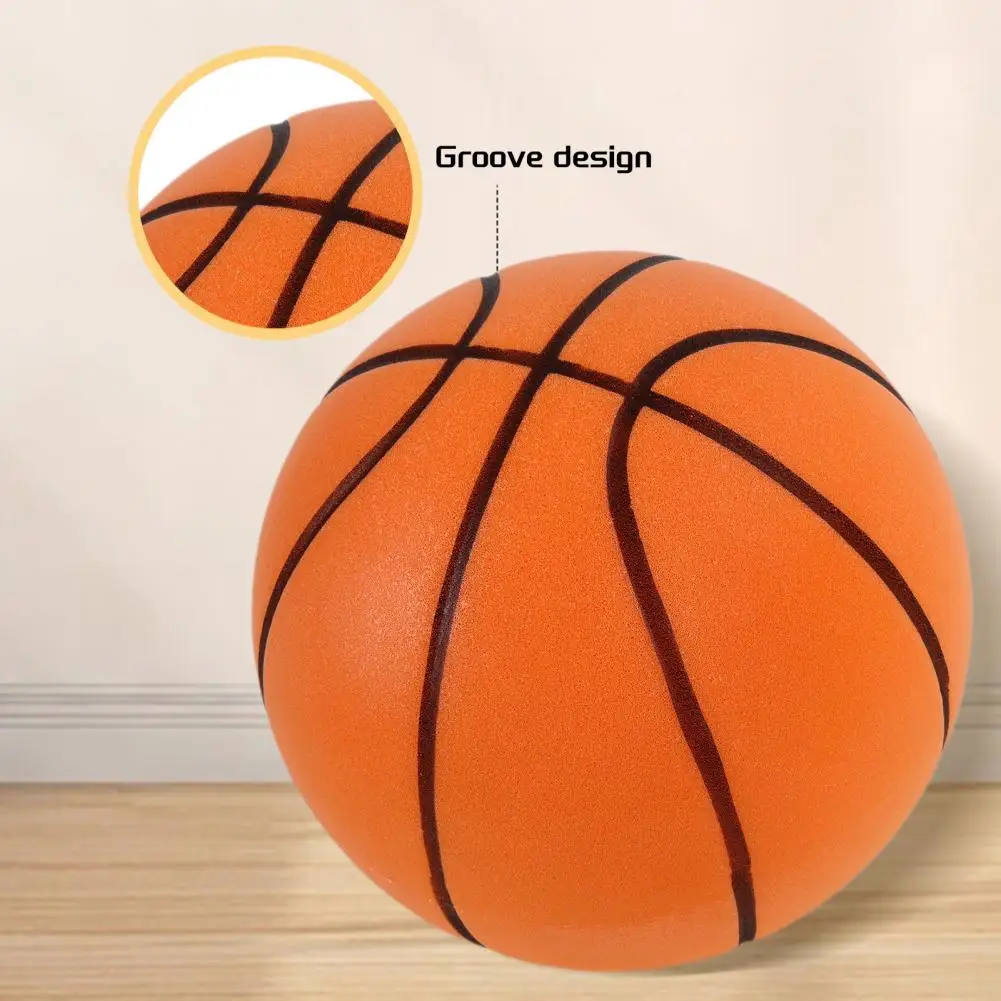 Noise-absorbing Basketball Silent Basketball High Bounce Silent Ball for Indoor Training Activities Children's Sports for Quiet