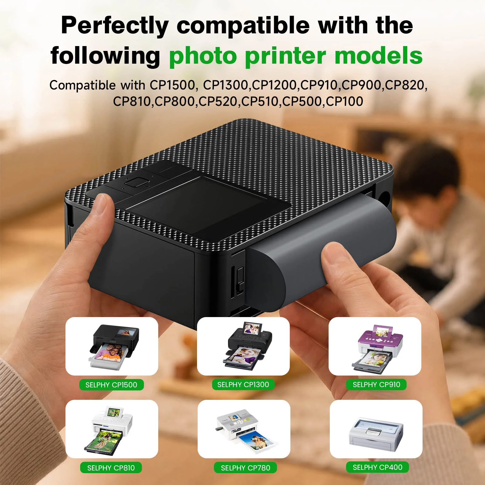 NB-CP2LH NB-CP2L 2100mAh Rechargeable Battery For Canon Photo Printer Selphy CP1500 CP1300 CP1200 CP910 CP900 CP100+LED Charger