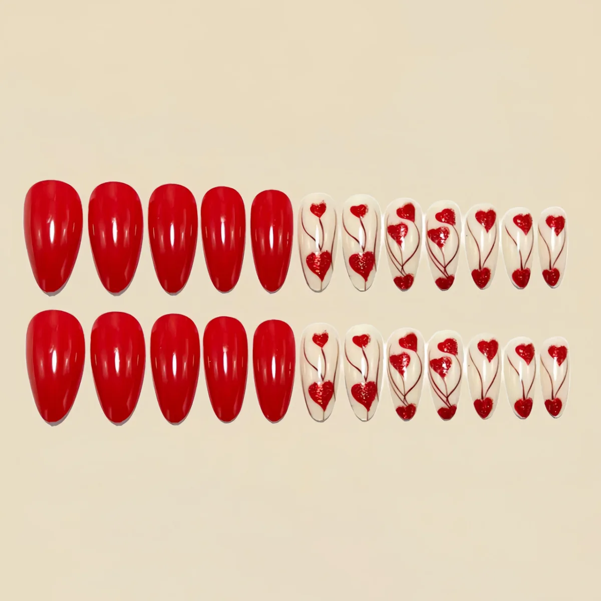 Size chart included in packaging for custom fit