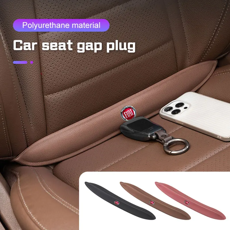 Relleno Elástico para el Espacio entre Asientos de Coche, Compatible con Fiat 500, 600 / 600e, Grande Panda, Topolino, 500X, Accesorios para Rellenar la Grieta del Asiento