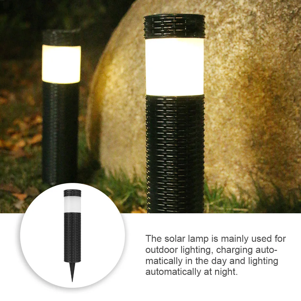 

Garden Outdoor Lamp Yard Outside Light Solar Light Landscape Solar Powered Lawn Lamp Night Lighting ABS Plastic