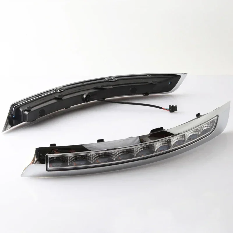 LED DRL Daylights For Volvo XC90 2007-2013 LED Yellow Turning Daytime Running Headlights - view 4