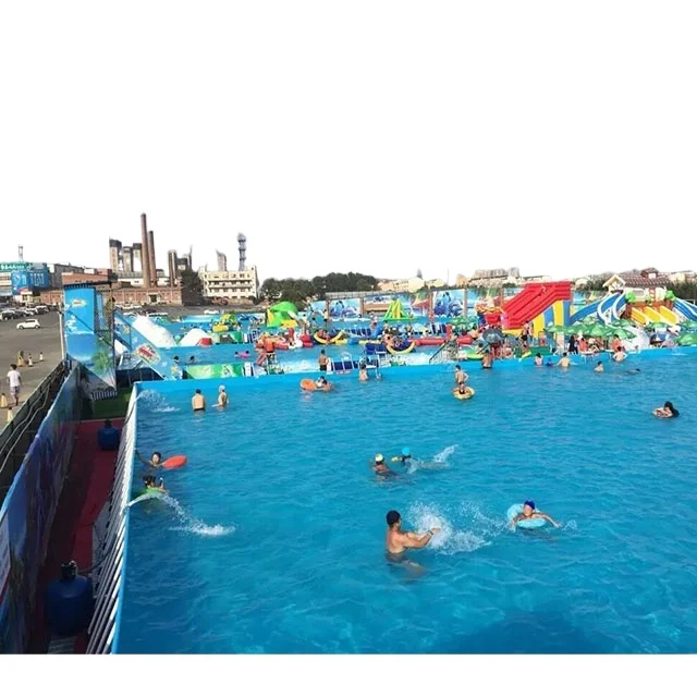 35*100m inflatable water park amusement park supplies outdoor games 0.9mm PVC tarpaulin water park supplies