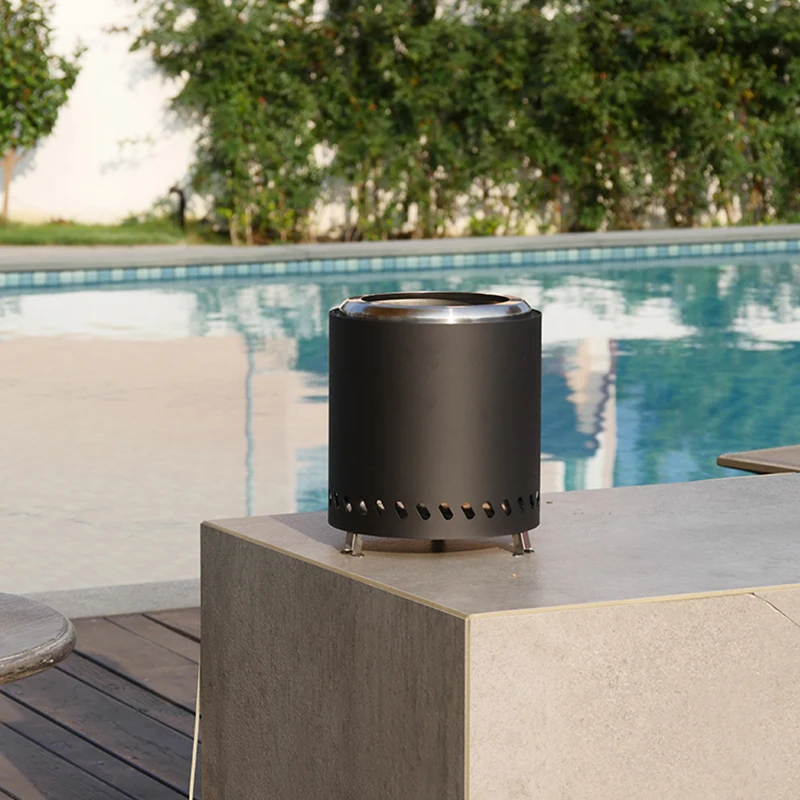 حار بيع الجدول حفرة النار المنقولة نوع جديد دخاني حفرة النار في الهواء الطلق حرق الخشب التخييم مواقد الفولاذ المقاوم للصدأ