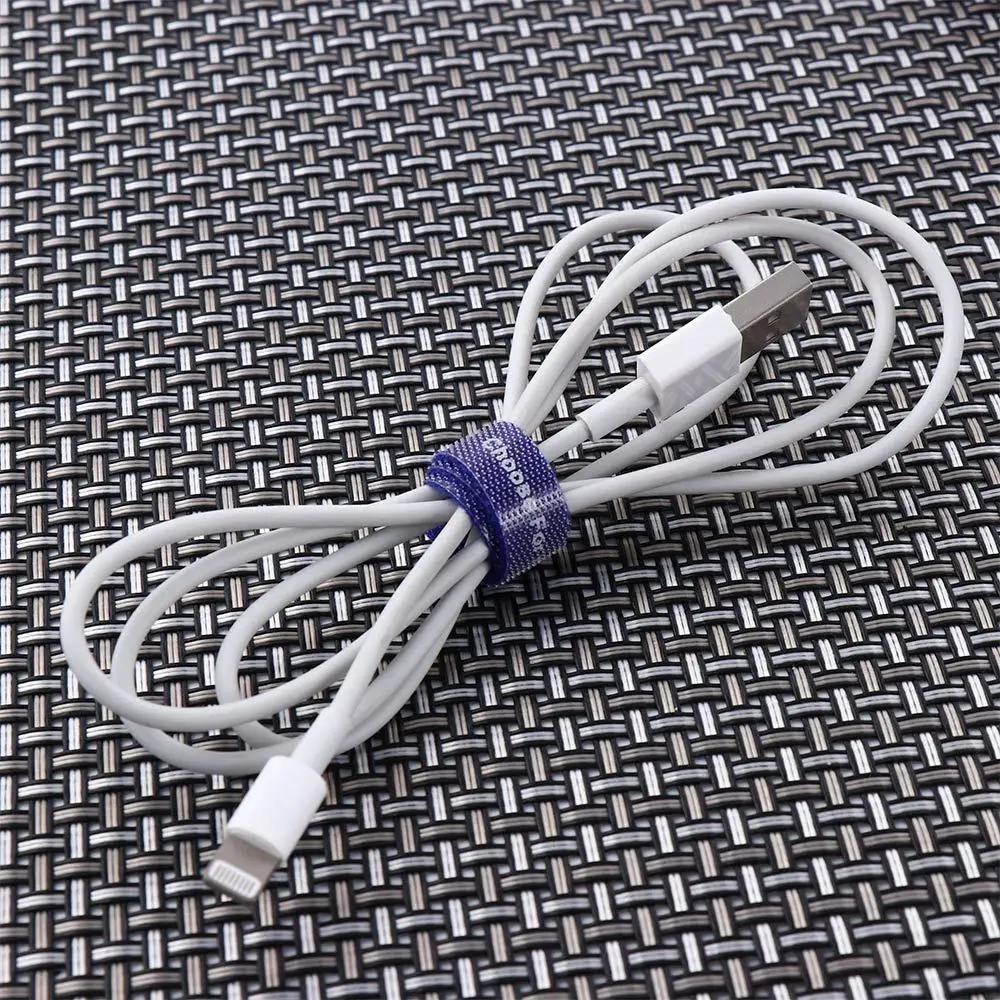 Multi-function Cable Organizer Free Cut Cable Organizer Wire Clip Reusable Nylon USB Charger Protector Strong Sticky Cable Ties
