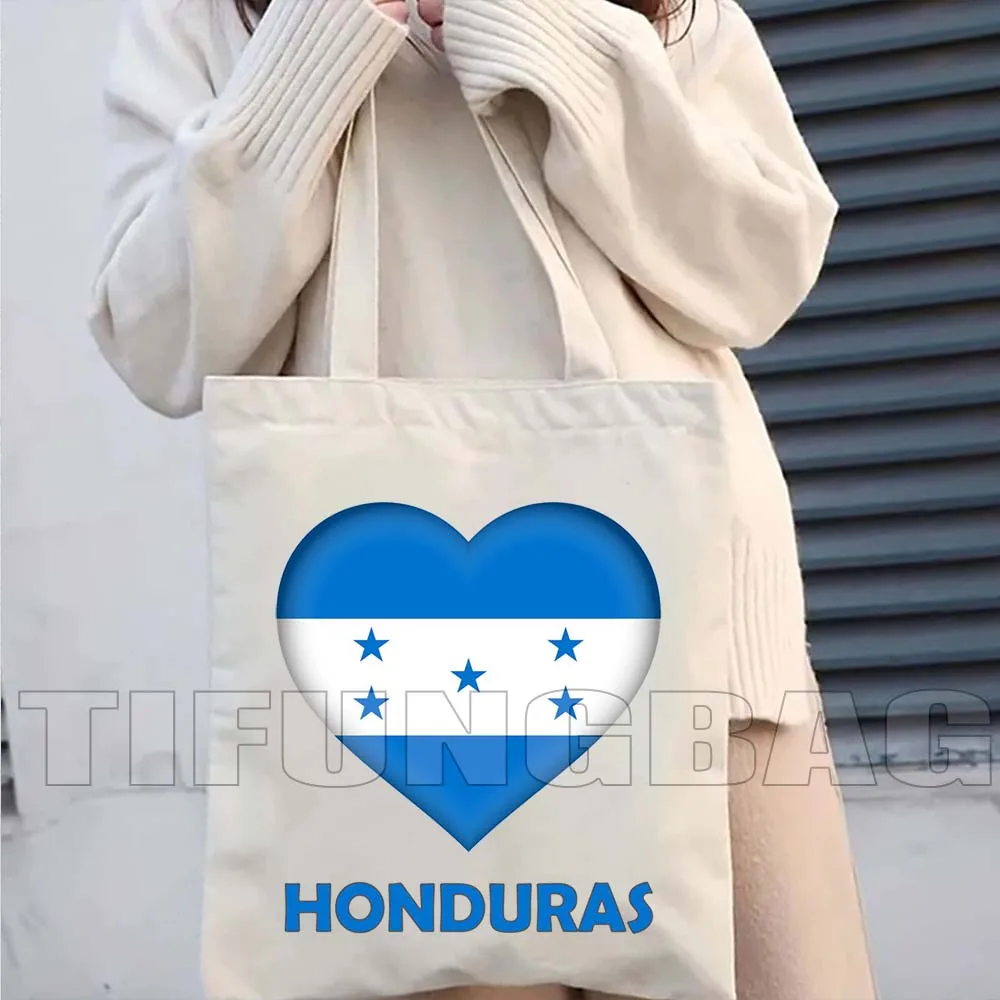 Cuba Dominica England Honduras Hungary Japan Kenya Netherlands Poland Portugal Sudan Thailand Chile Heart Flag Tote Bag Handbag