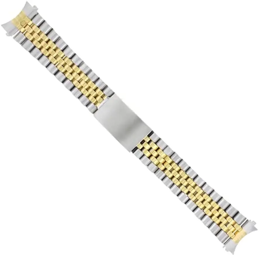 

20MM 2 tone gold JUBILEE WATCH BAND fit for Rolx DATE-JUST 16013,16200,16013 16233 16234 Watch