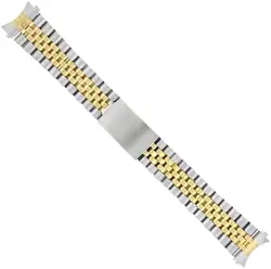 20MM 2 tone gold JUBILEE WATCH BAND fit for  Rolx DATE-JUST 16013,16200,16013 16233 16234 Watch
