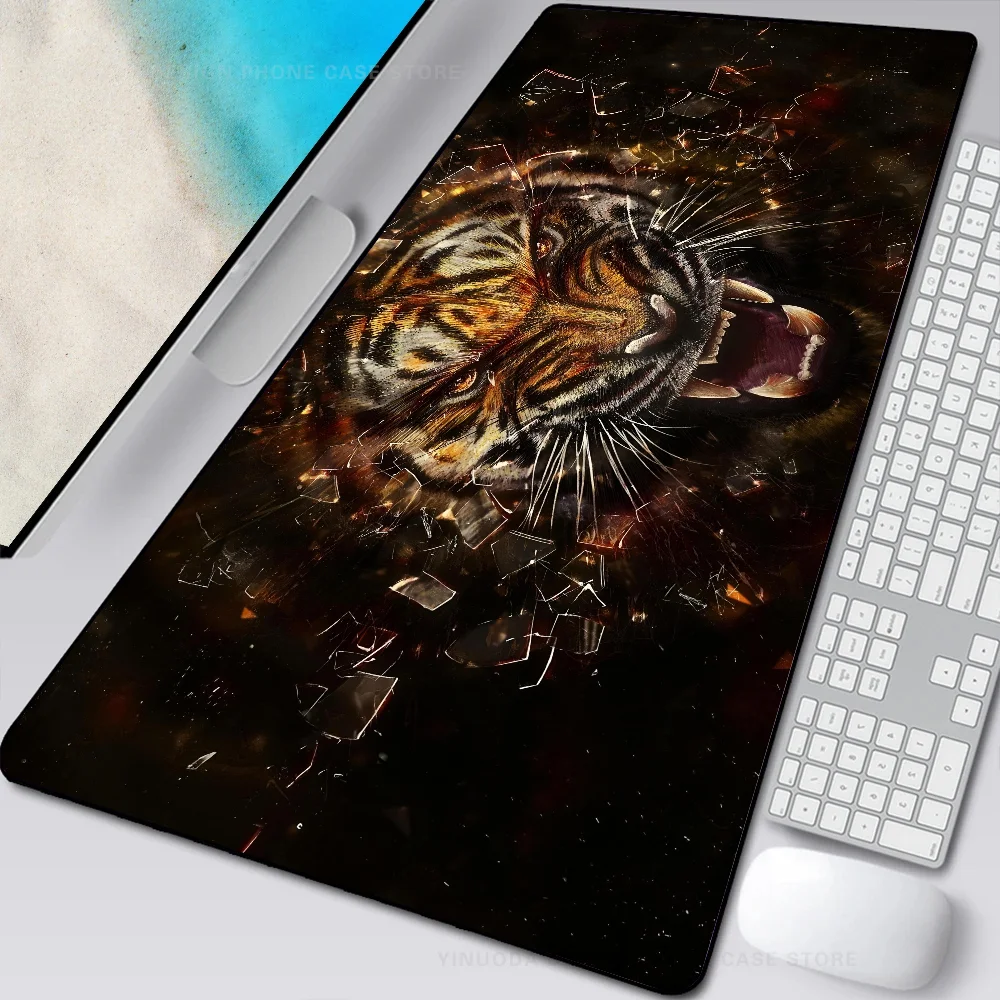 Animal T-Tiger Mousepad Mouse Mat Desk Mat With Pad Gaming Accessories Prime Gaming XXL Keyboard Pad