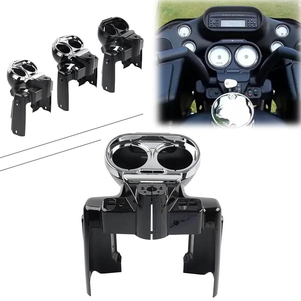 Motorcycle Gauge Housing Cover Instrument Nacelle Speedo Housing For Harley Davidson Road Glide 1998-2013