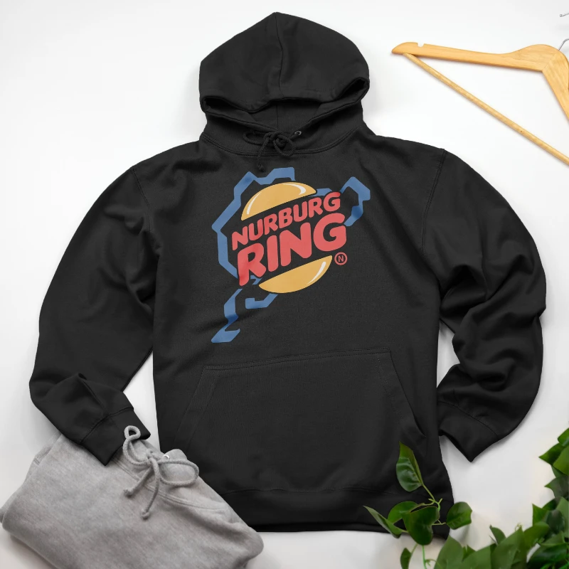 

Осень-зима 2025 года, толстовка с капюшоном Nurburgring Burger для байкеров, мотоциклов, любителей автомобилей, элитная роскошь для мужчин и женщин, топ