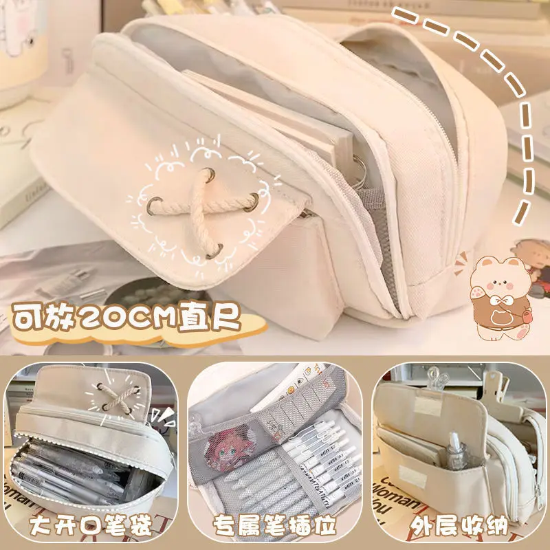 Tian Guan Blessing Box Case Peripheral Xie Lian Huacheng Pencil Anime Fan Large Capacity Stationery Bag For Women Anime