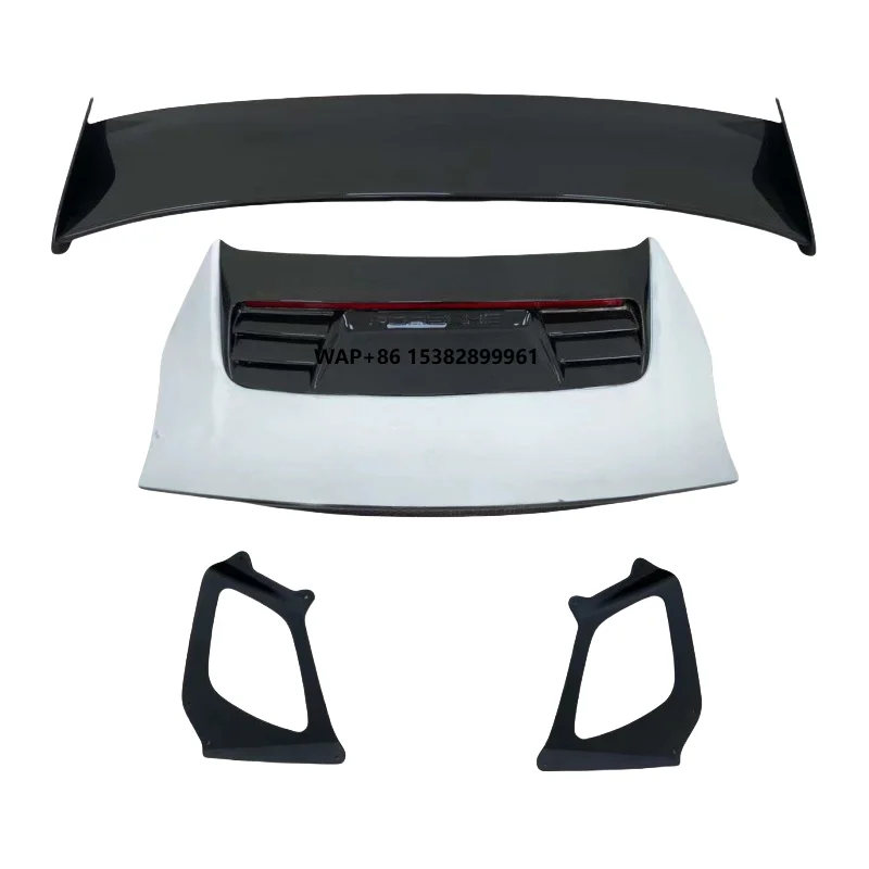 بيع المصنع مباشرة GT3RS نمط ترقية لـ 2011 + بورش 911 991 991.1 991.2 سبويلر خلفي جديد من ألياف الكربون الجافة جناح سبويلر للسيارة #1