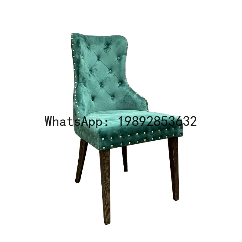 XL فندق مطعم وسادة مريحة كرسي الطعام الحديثة بسيطة النسيج الترفيه البراز كرسي مرتفع الظهر