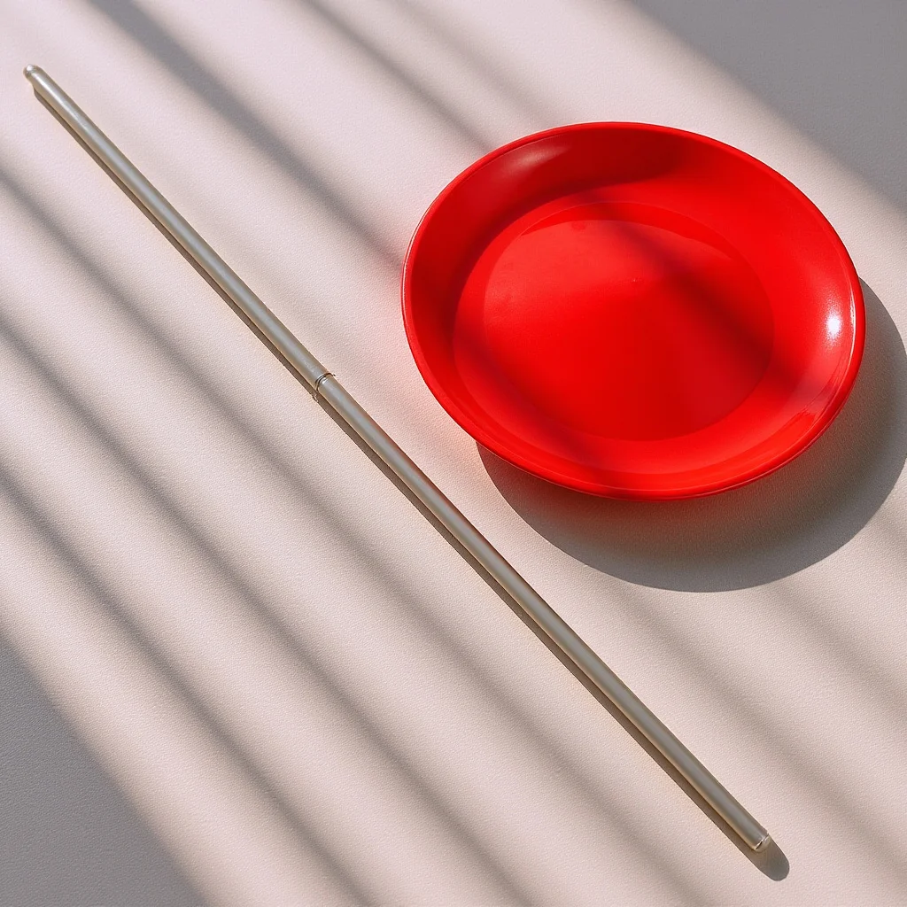 Spinning Plate With Sticks Juggling Props For Circus Skills Training Beginners Adult Performance Set Spinning Plate