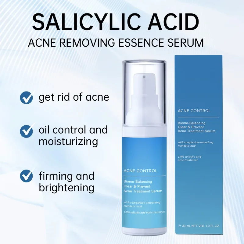 

Elite Salicylic Acid Skin Toning Serum Purify Pores Balance Oil Water Reduce Acne Mites Fade Dark Spots Soothe Irritation