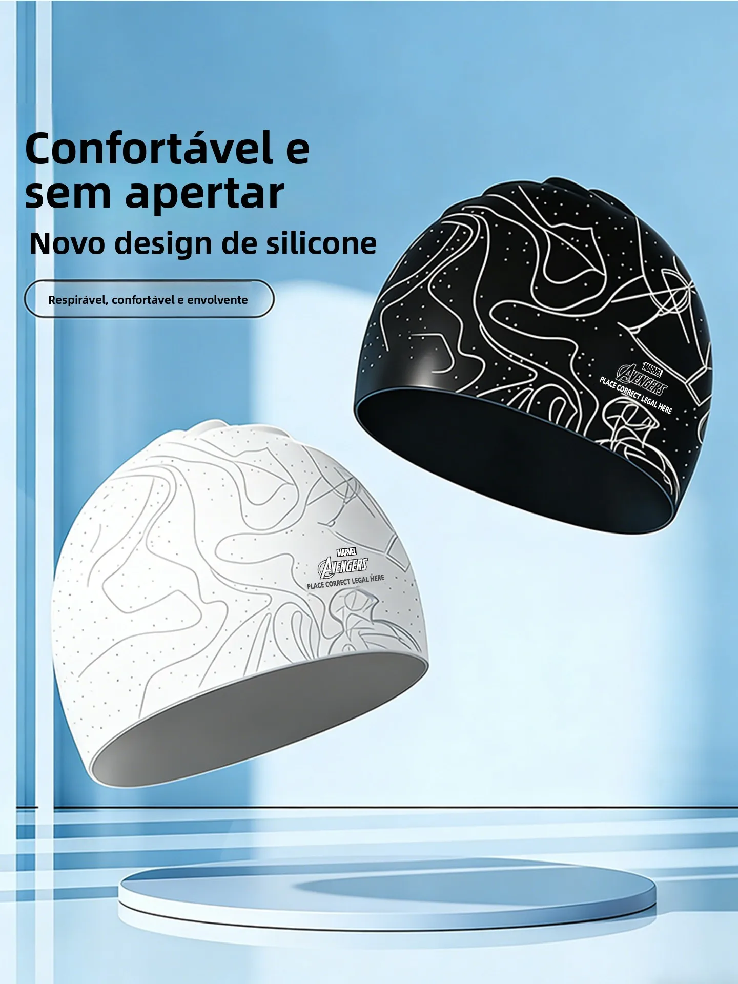 men's-swimming-cap-waterproof-comfortable-silicone-ear-protection-large-head-size-non-tightening-new-2026-model-sport-fitness