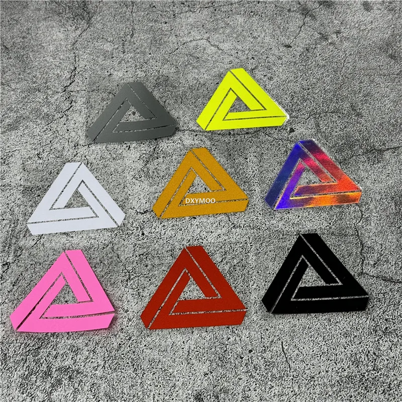 

Car Styling Stickers Triangle Shape Decal Scratches Cover Auto Motorbike Helmet Applique Vinyl Tape Window Tape