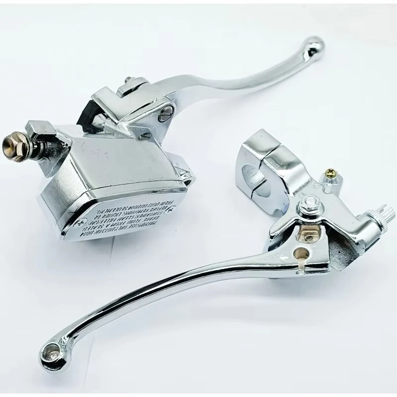 1 par de palancas de freno y embrague cromadas de 22 mm para motocicleta Honda Steed 400 600 Shadow 1100 Magna 250 750, repuesto