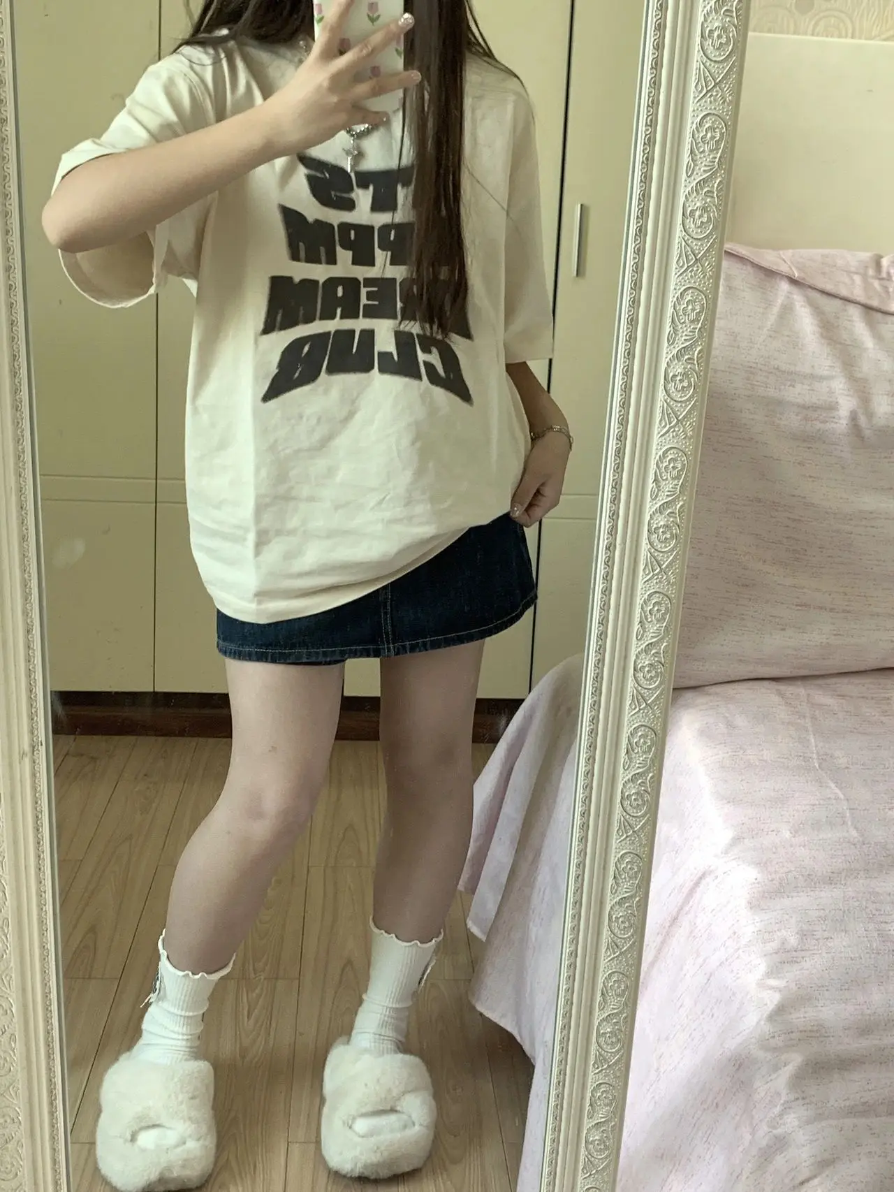 Gonna a trapezio a vita alta per le donne con pera Gonne in denim ort taglie forti Dimagranti f Lunghezza Coreano Sle Pendolarismo