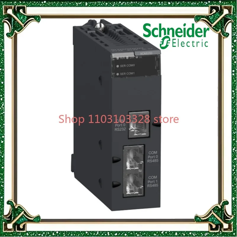 

Schneider New 2-channel serial communication module, 1 x RS232/485+1 x RS485 BMXNOM0200