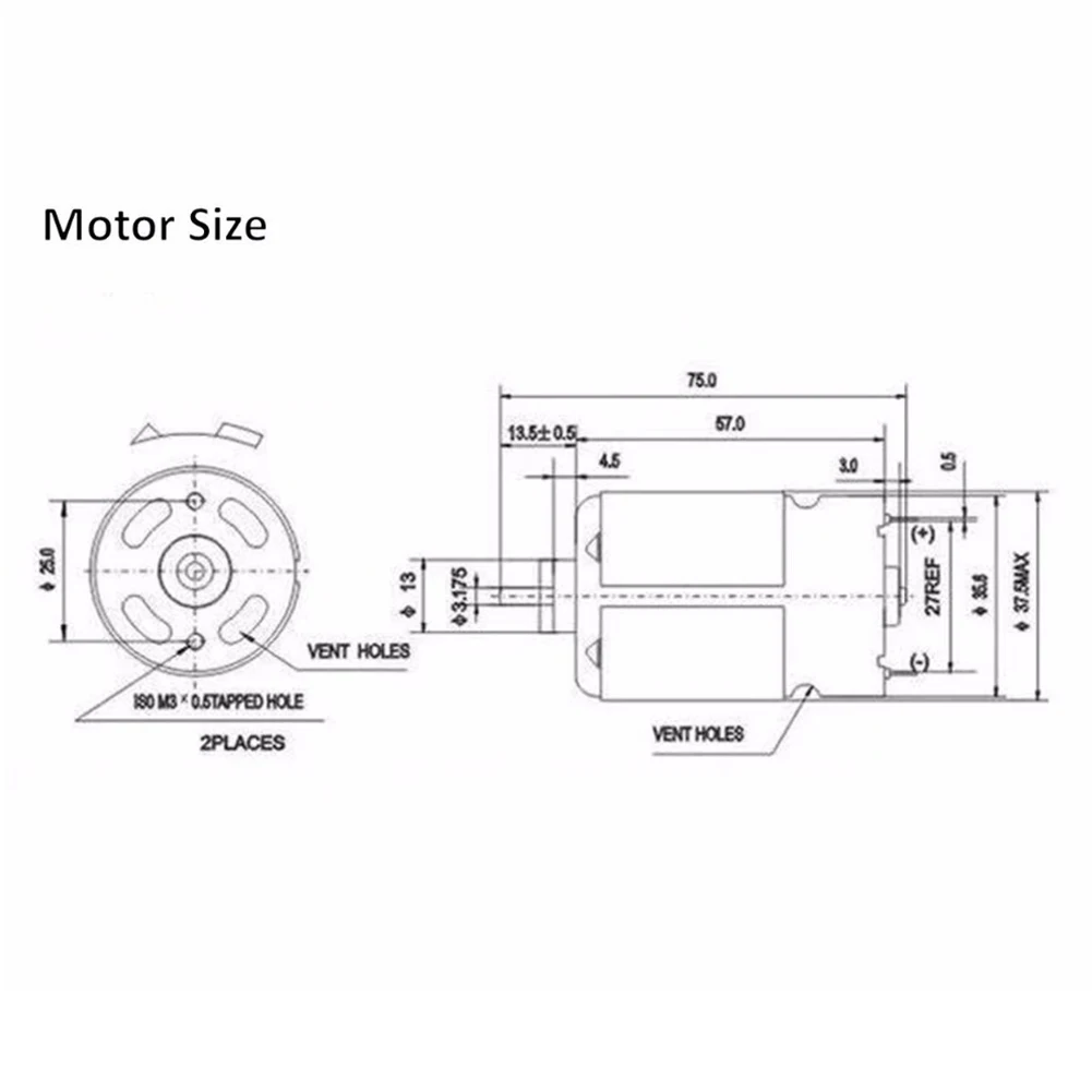 Practical Motor For GSR 1440-li Silver Spare Part 12 Teeth 14.4V 2609199378 DC Diameter 10mm Driver Screwdriver