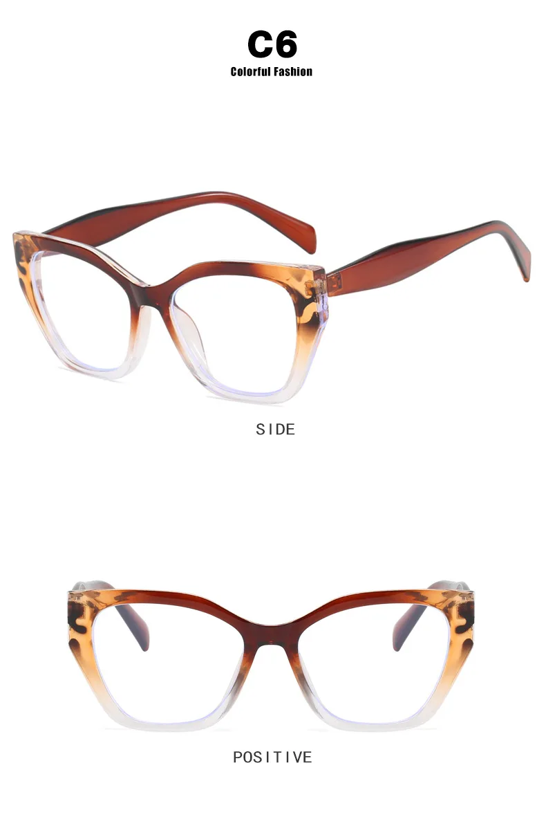 Cat Eye Photochrome Myopie Gläser Frauen Outdoor Drehen Grau Kurzsichtige Brillen Weibliche Klassische Rezept Optische Gläser – Detail 19
