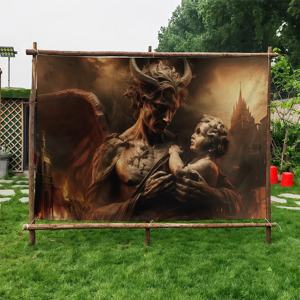 

V-Venom Black Metal band flag Suitable For Dormitory Room Outdoor Gift Party Decoration Picnic Camping festival