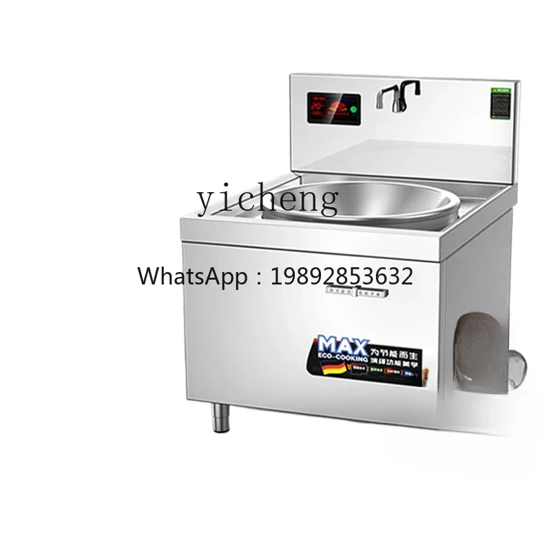 เตาไฟฟ้ากำลังสูงสำหรับเชิงพาณิชย์ ZZ พร้อมแผ่นทำความร้อนพิเศษแบบเว้า ทำจากสแตนเลส