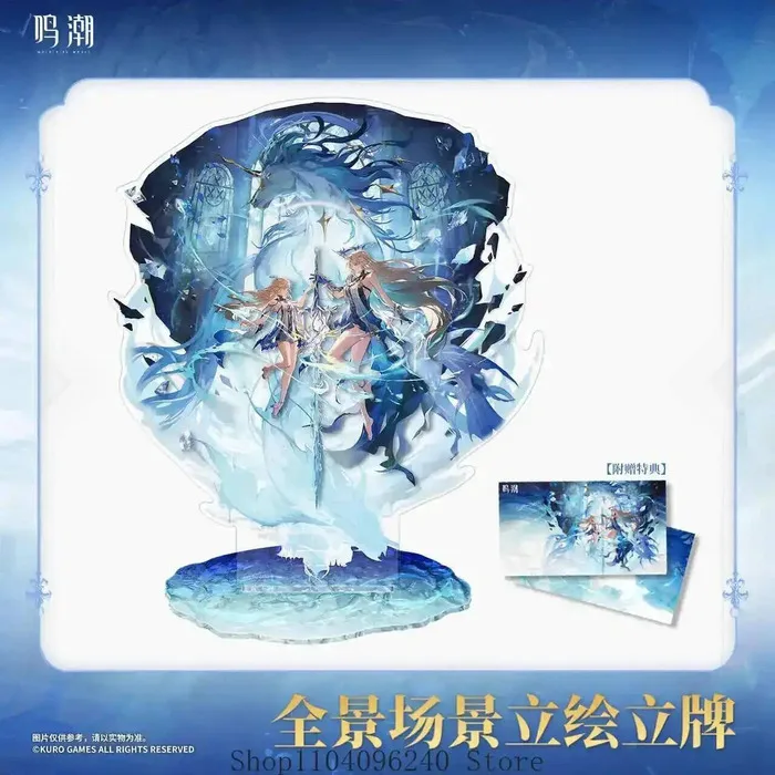 

Предпродажа игр, официальная игра, Kurogame Wuthering Waves, косплей, панорамная сцена, акриловая подставка, орнамент, оригинальный аниме-подарок, аниме Ga