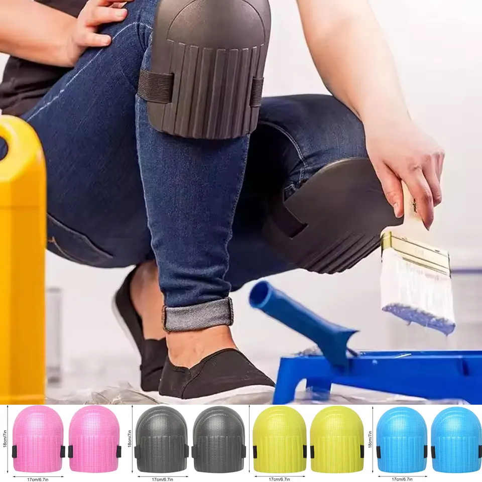 2PcsProtection Pad Job Tools Tile Mud Workers Knee Paste Floor Garden ​Moisture Tool Brick Thickening Artifacts Cement Wor