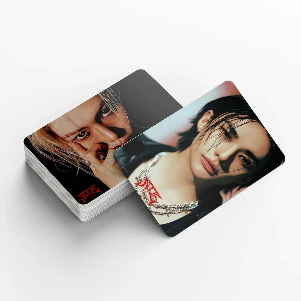 Imagem -05 - Conjunto de Cartões Hyunjin Felix Photo Print Cartões Kpop Lomo Ate Photocards 55 Pcs