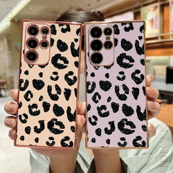 New Style Leopard print Phone Case For Samsung Galaxy S24 S23 S22 S21 S20 Ultra FE A15 A25 A35 A55 Note 10 20 Lite Plus 5G Cover