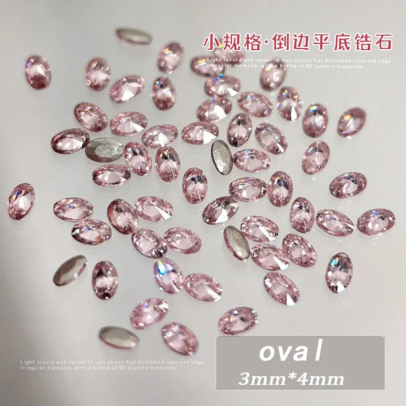 100 Stück glänzende Zirkon-Strasssteine, Nagel-Charms, 1,5 x 3 mm, Mini-Rhombische Nägel, Edelsteine, flache Rückseite, Nagelkunst, Basteln, Diamanten, Dekoration GT5