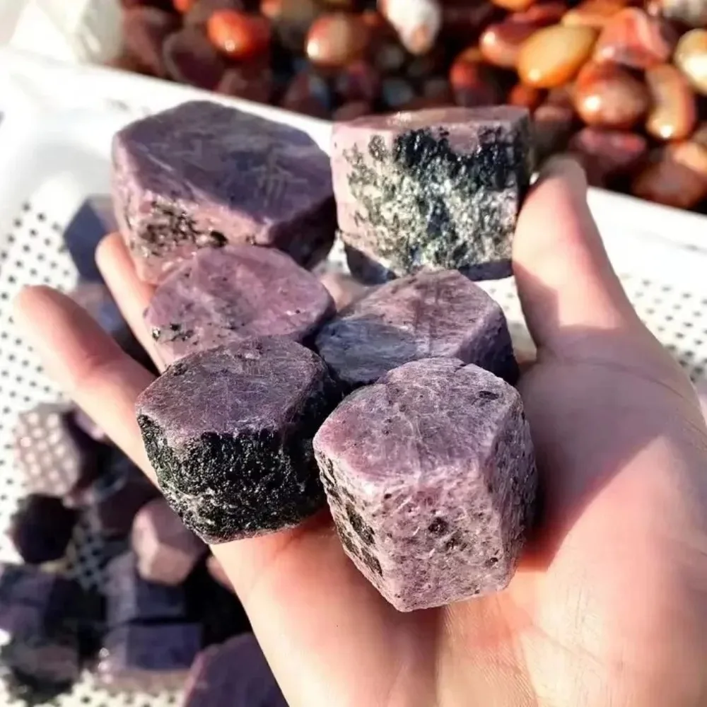 Natural Ruby Corundum Mineral Specimen, Raw Energy Healing Crystal for Meditation, Spiritual Witchcraft Decor, Loose