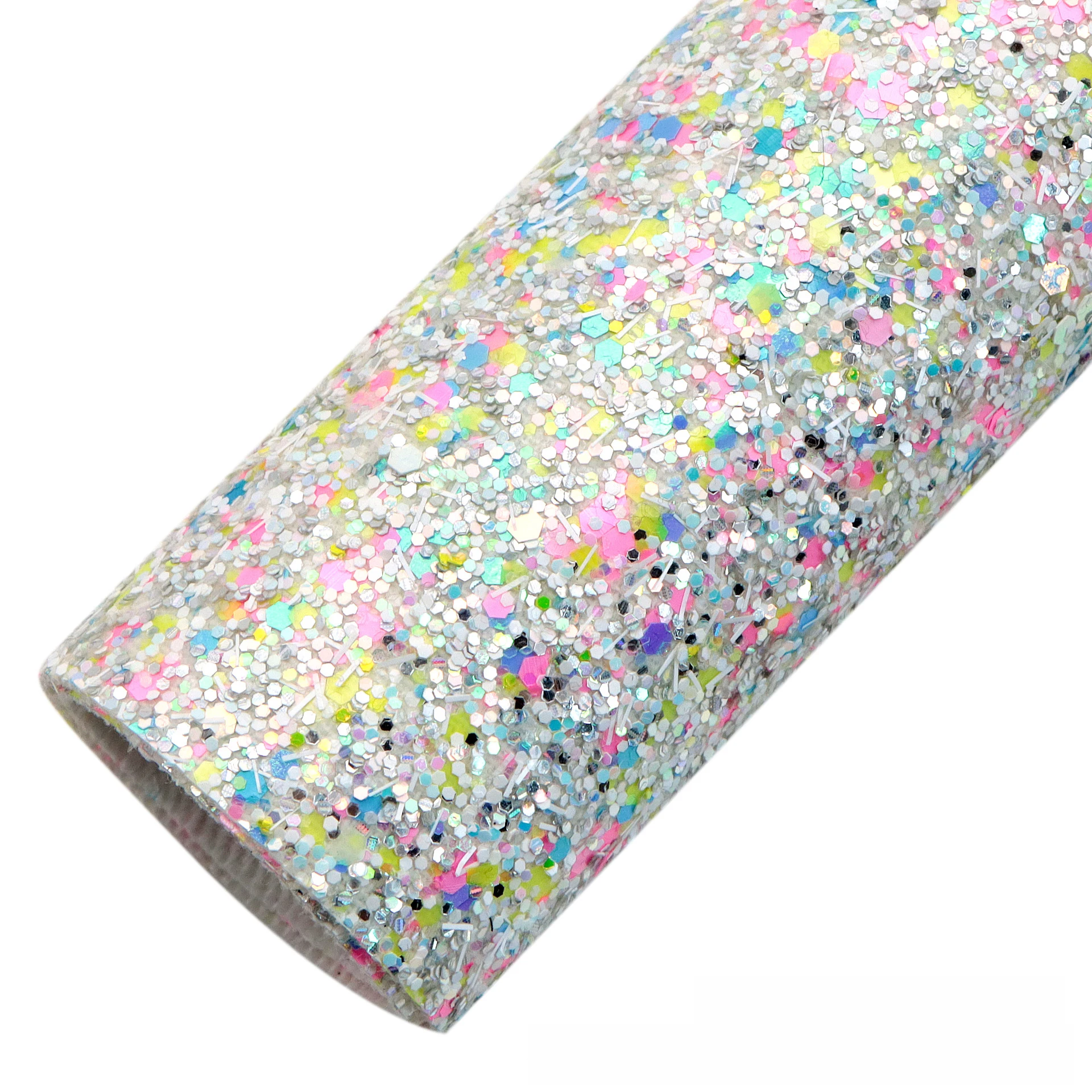 5Pcs 20*33cm Sprinkles Glitter Faux Leather Fabric For DIY Hademade Material Crafts Accessories