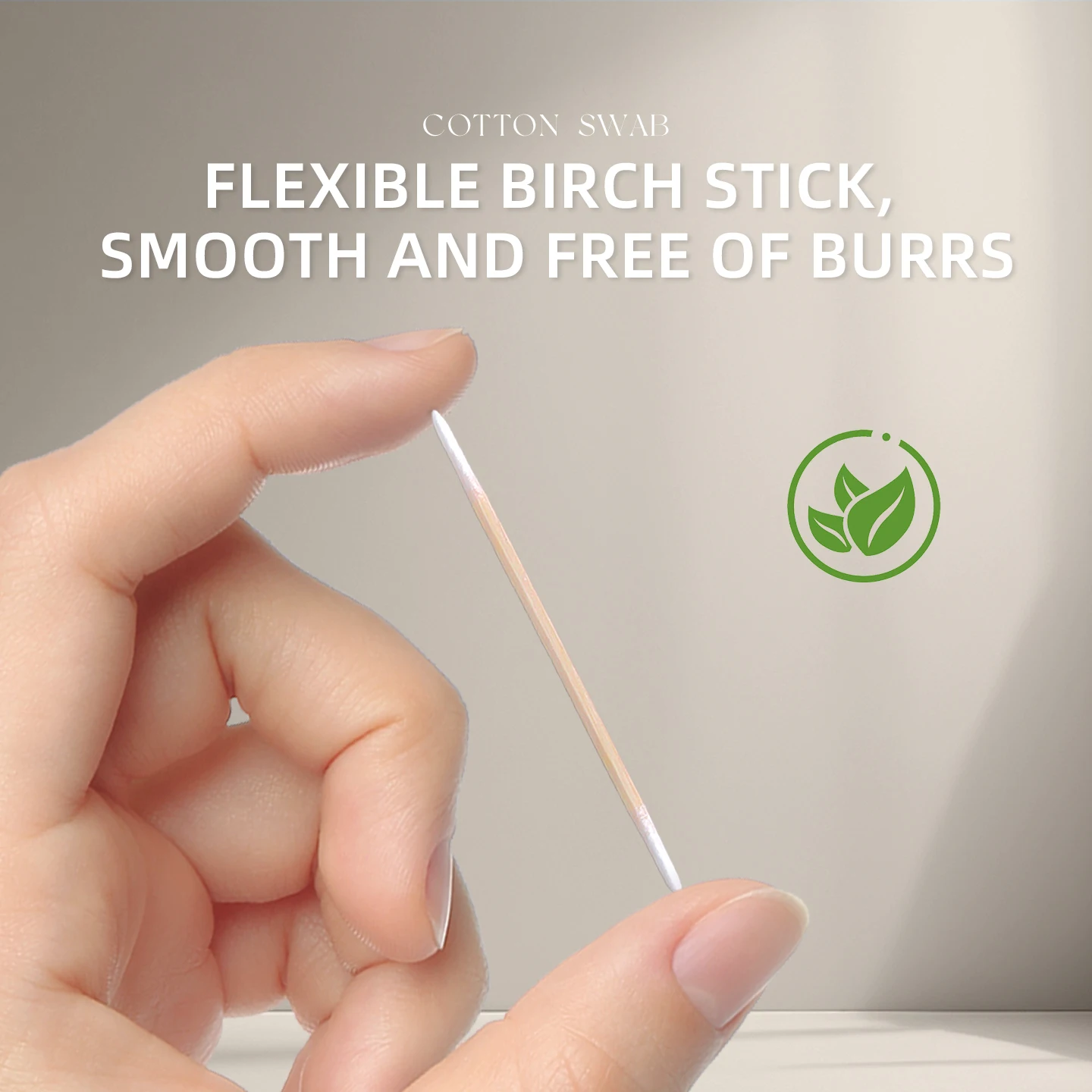 Kaniu 100 PCS Microblading Boxed Swab Double Pointed Tip Swabs Multipurpose Precision Tipped Wood Sticks Microblading Supplies