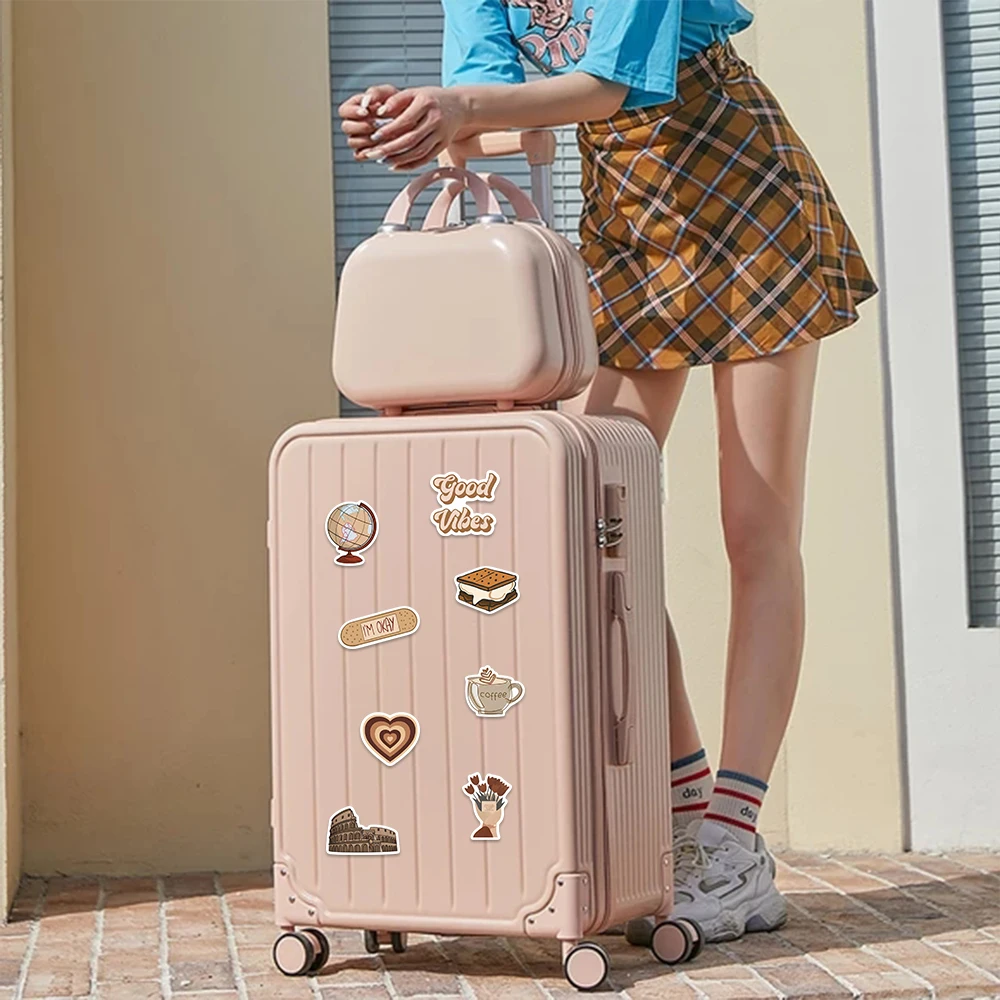 

Набор из 60 винтажных граффити-наклеек: эстетичные мультяшные стикеры для ноутбуков, багажа, скейтбордов и телефонов