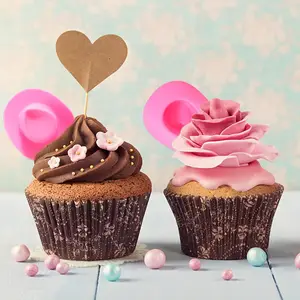 قبعة رعاة البقر البلاستيكية الصغيرة, قبعة لطيفة دمية راعية البقر, لوازم الزفاف الغربية, اكسسوارات حفلات أعياد الميلاد, كعكة توبر, 5 قطع, 10 قطع, 20 قطعة, 30 قطعة, 40 قطعة, 50 قطعة أفضل 10 مبيعات لحفلة رعاة البقر الديكور - No9