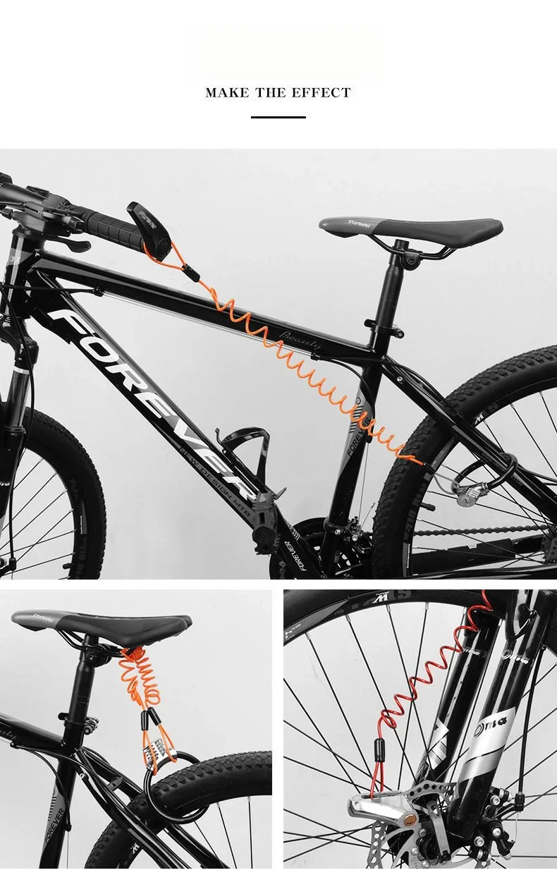 1,2 m Anti-Diebstahl-Spiralkabel-Erinnerungsseil, universeller Warnriemen für Bremsscheibenschlösser, Sicherheitsschutzkabel für Motorrad, Fahrrad, E-Bike – Detail 14