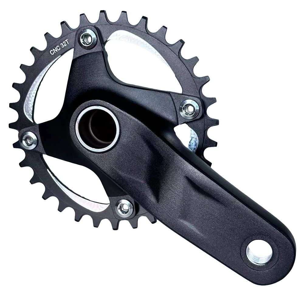 Kinderfahrrad-Kurbelgarnitur 114/127/135/140/152/160/165/175mm 104mm BCD MTB Mountainbike-Kurbel Kinder-Faltrad 1x Kurbelgarnitur – Detail 5